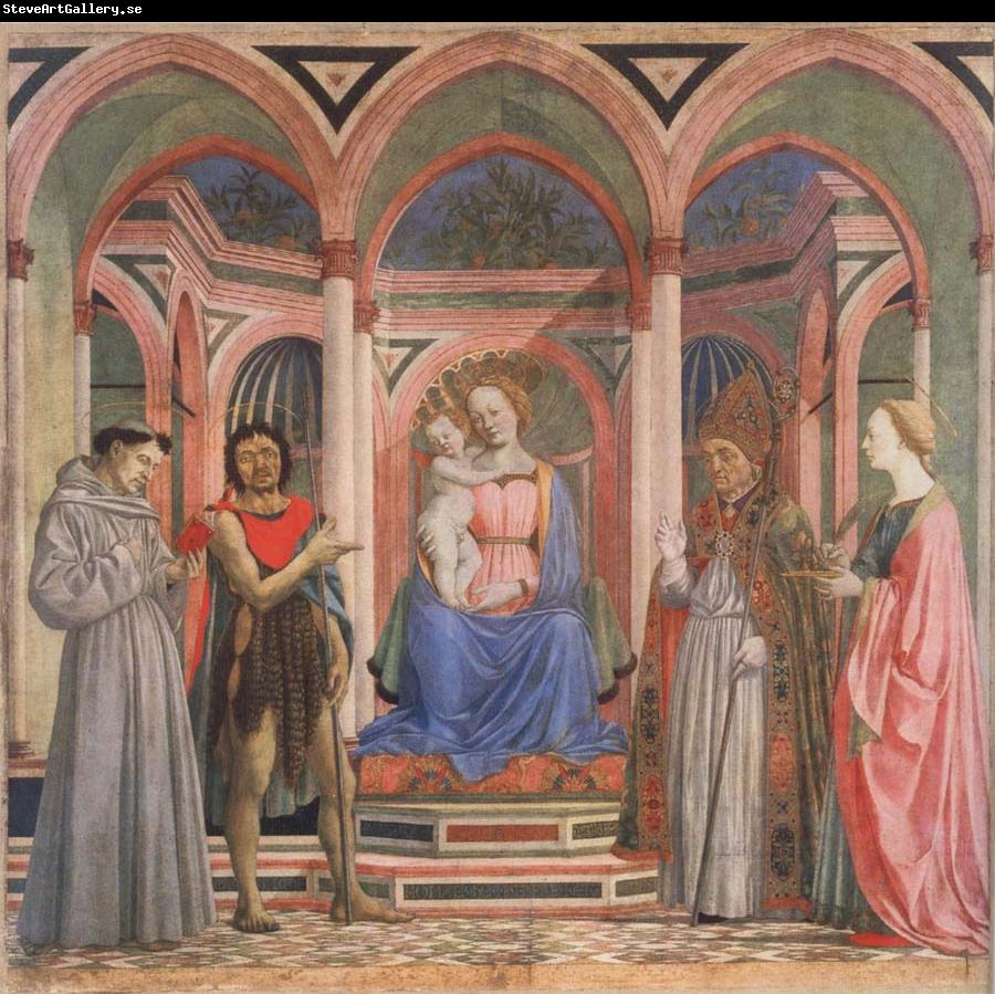 DOMENICO VENEZIANO The Madonna with Child and Saints